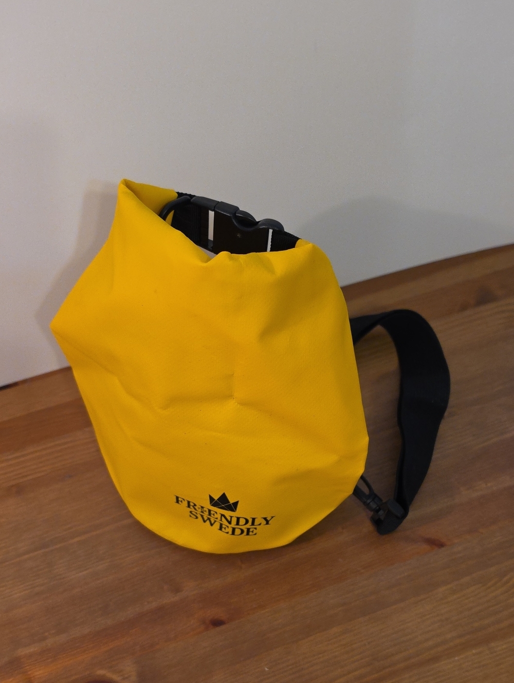 The Friendly Swede Yellow Waterproof Roll-Top Dry Bag - Picture 6 of 6